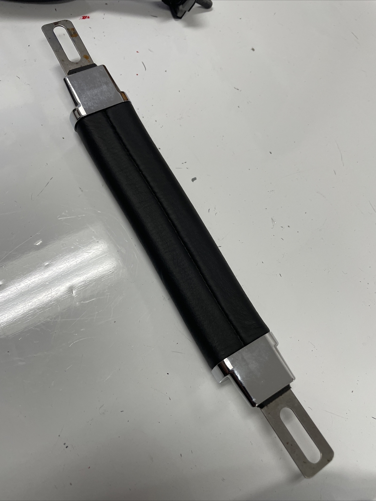 2014 Bentley Continental Flying Spur OEM Black Leather Roof Grab Handle 2014-18