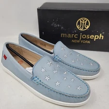 Marc Joseph New York Womens Loafers Size 5 M Holland Blue Casual Shoes