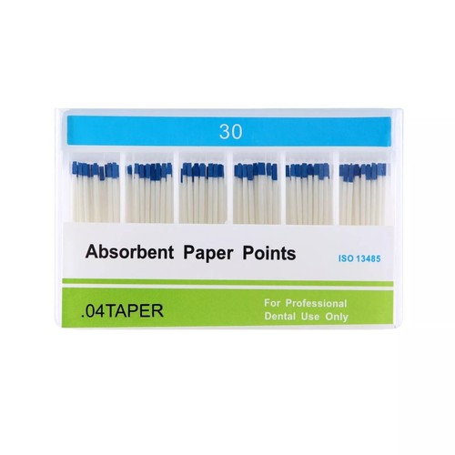 100Pcs/Box Dental Endodontic Root Canal Absorbent Paper Points Taper 0.04 7 Type - Picture 12 of 19