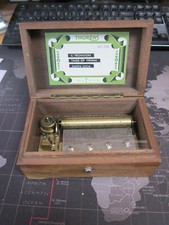 Vintage Swiss Music Box 3 Songs: IL Trovatore Tales of Vienna Santa Lucia