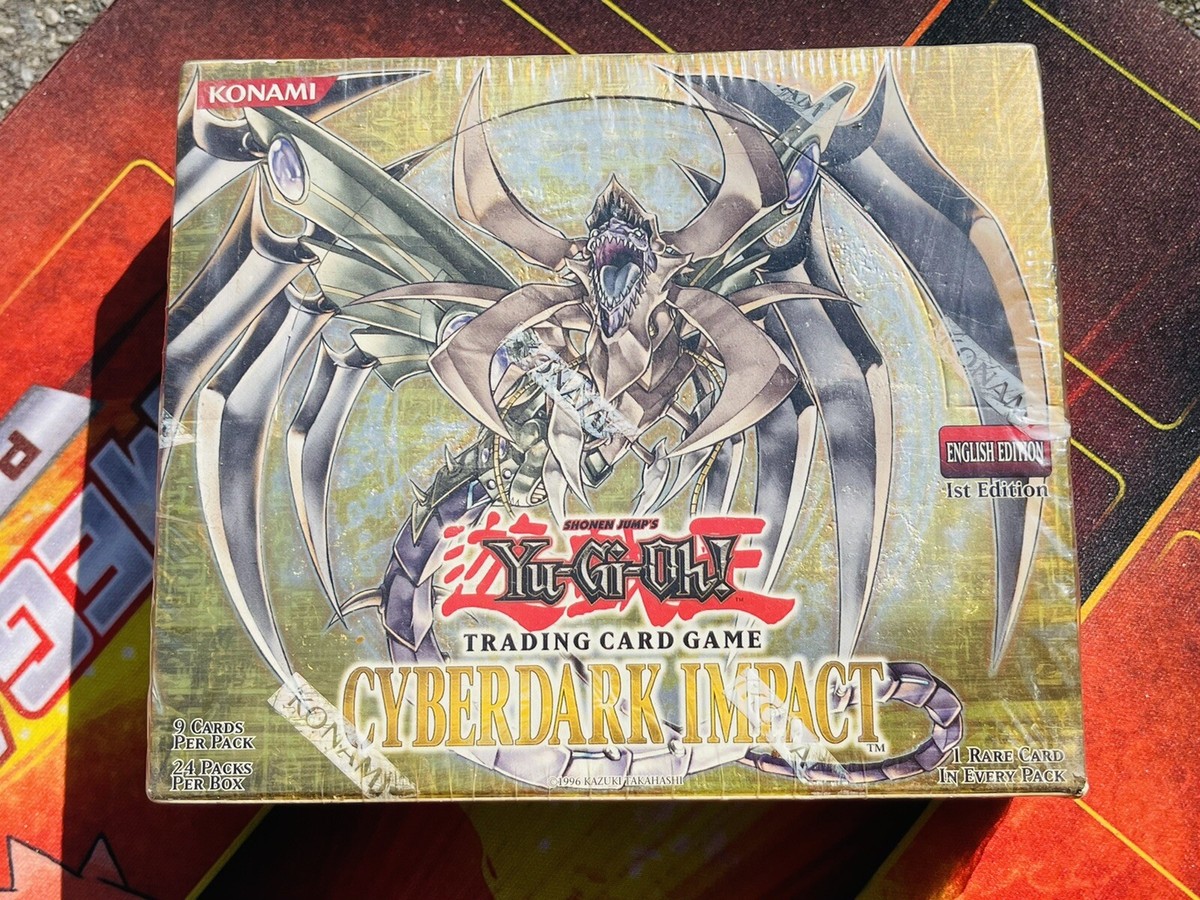 yugioh cyberdark impact booster box Yu-Gi-Oh! Cyberdark Impact 1st Edition Booster Pack  Brimstone Games