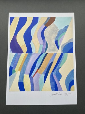 JOHN MAINE RA ''Ascension Level 4'' 2020 Royal Academy Print