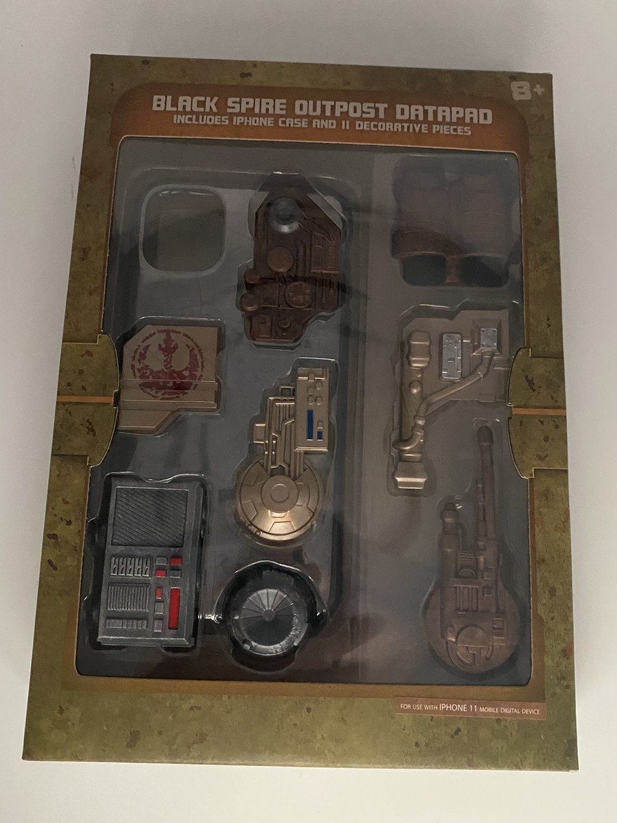 2個 ディズニー 携帯 BLACK SPIRE OUTPOST DATAPAD Disney Parks Star Wars Galaxy's Edge Black Spire Outpost Datapad