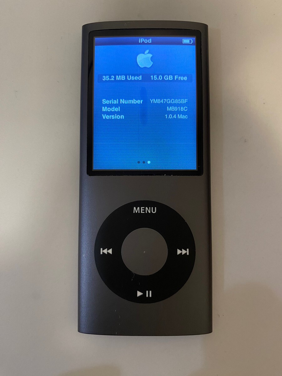 Apple iPod nano 4th Generation Black (16 GB) Works Great | eBay