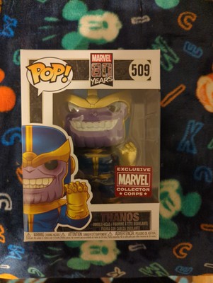 Funko Pop! Marvel- Thanos #509 Exclusive Marvel Collector Corps Marvel 80 Years