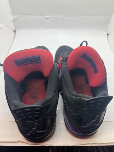 Nike Air Jordan 4 Retro NRG Raptors 2018 Black Mens Sneakers Sz 10 - Picture 8 of 10