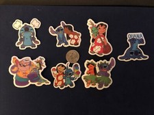 Disney Stickers - Lot of 7 Stitch Stickers - Lilo and Stitch - Free Shipping