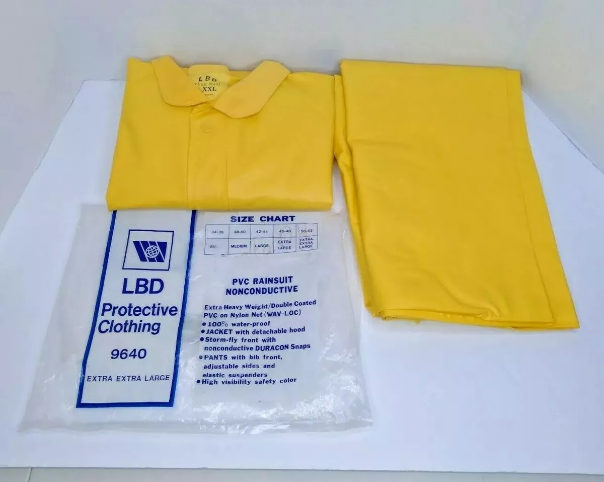 Pvc waterproof sale clothing