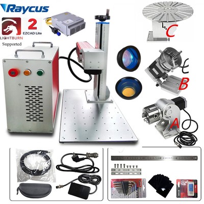 Raycus 20W 30W 50W Lasergravur Markier Maschine Fiber Laser Metal Engraving 220V