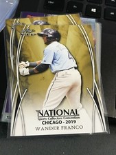2019 Leaf The National Sports Card Convention VIP Wander Franco #04 RAYS!!!