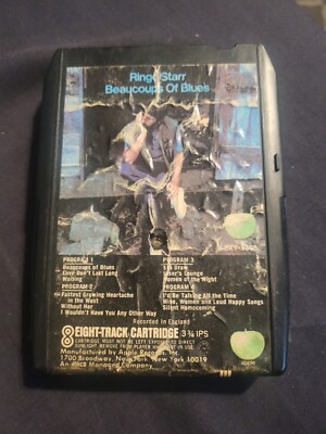 Ringo Starr Beaucoups of Blues 8 TRACK TESTED AND WORKS