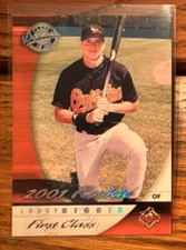 2001 Donruss Class Of 2001 - First Class Larry Bigbie #’d 21/50