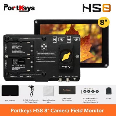 Portkeys HS8 カメラモニター 8 インチ Portkeys HS8 8