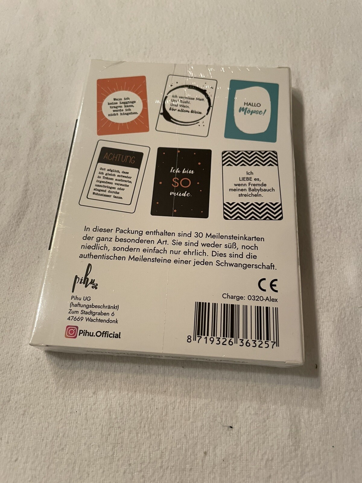 Thumbnail - S004 Pihu 30 Ehrliche Meilensteine Schwangerschaft - Meilensteinkarten