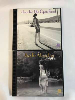 Jazz for the Open Road(1998) & Jazz for a Lazy Day(1999) Lot of 2 .32 Jazz CD's