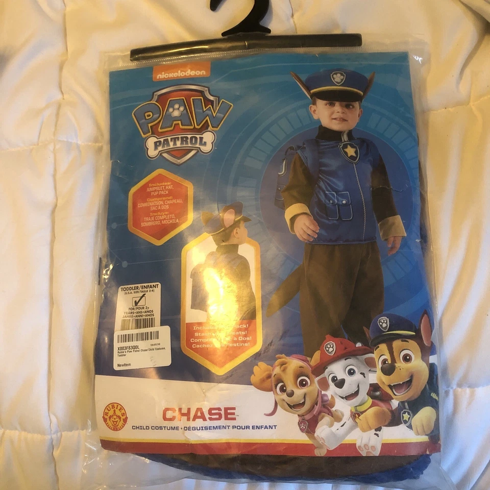 Conjunto de disfraces de Patrulla Canina con mono, sombrero y paquete de cachorro. Rubíes II Nickelodeon Foto 4 de 4