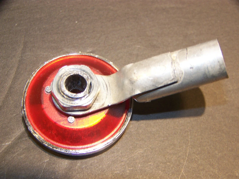 1965 Plymouth Fury Emergency Brake Dummy Light Lens / Housing OEM Sport Fury - Image 3 of 4