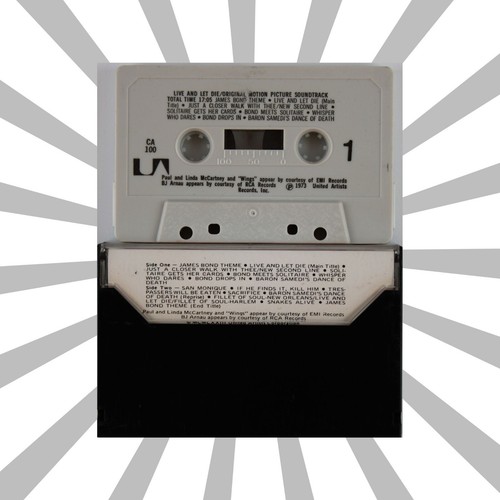 1973 Release - Live and Let Die - Original Soundtrack - Various - Cassette - Picture 4 of 4