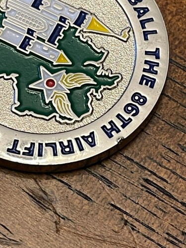 54th Birthday Challenge Coin 86th Airlift Wing Ramstein AB September 2001 - Picture 5 of 6