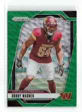 BOBBY WAGNER #293 2024 PANINI PRIZM COMMANDERS GREEN WAVE