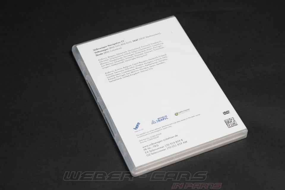 1T0919859B 1T0051859AM Navigations-Software DVD CD für Navi System OEM AUDI VW - Bild 4 von 4