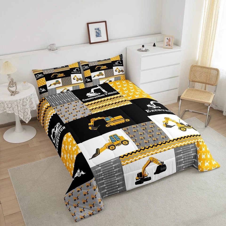 Feelyou Excavadora Edredón Vehículos de Construcción Edredón Conjunto Equipo Tru... Foto 3 de 4