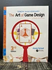 Art of Game Design Book of Lenses Schell 3rd Edition 2020 10th Anniv Near Fine Q