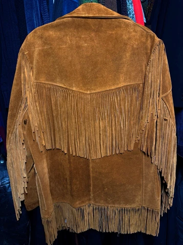 True vintage 70s Schott Bros Western Rancher Suede Leather Jacket image 2