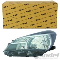 TYC Hauptscheinwerfer H4 Rechts Passend FüR Toyota Yaris (_P13_) 1.0 - 1.5 D