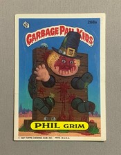 1987 Topps Garbage Pail Kids Series 7: Phil Grim #268a