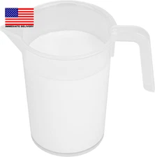 Measuring Cup, 8 Ounce Pack of 1 Conical Spout Liquid Scaling Vessel Embossed Ml