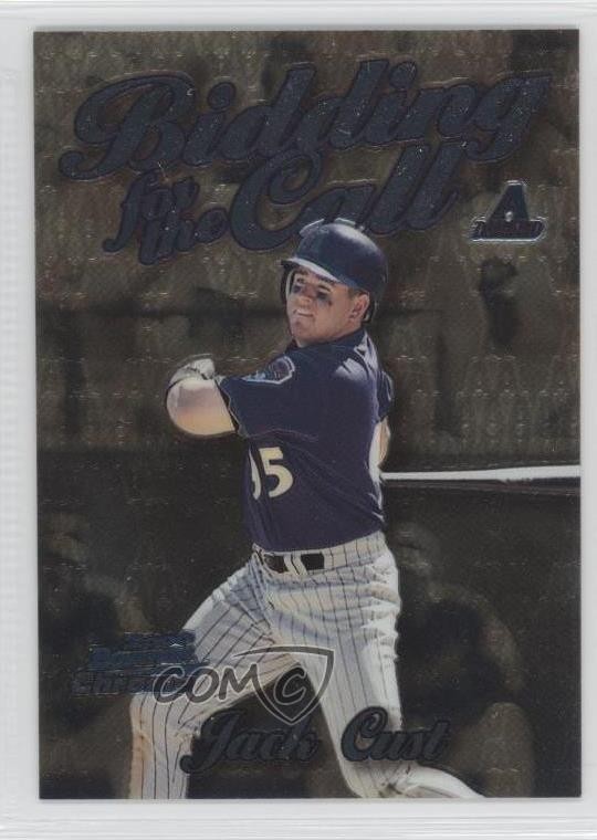 2000 Bowman Chrome Bidding for the Call Jack Cust #BC9 0l2