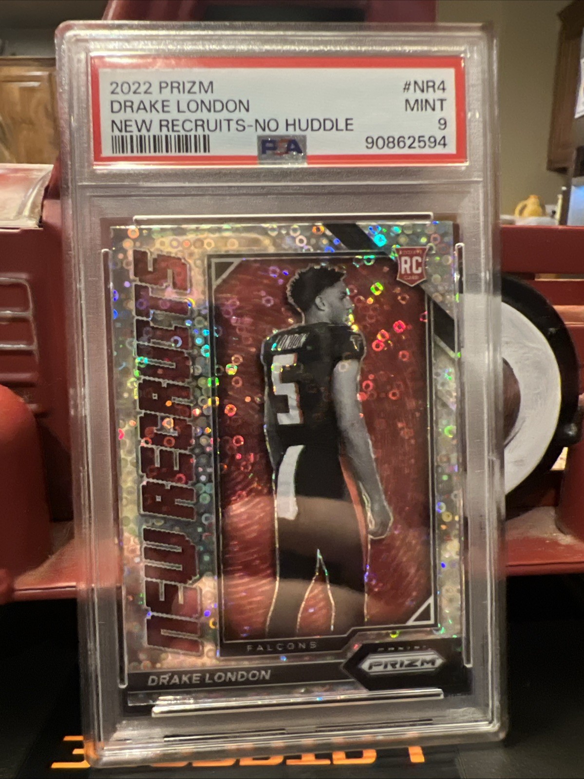 2022 Panini Prizm - New Recruits Drake London #NR-4 No Huddle Prizm (RC)