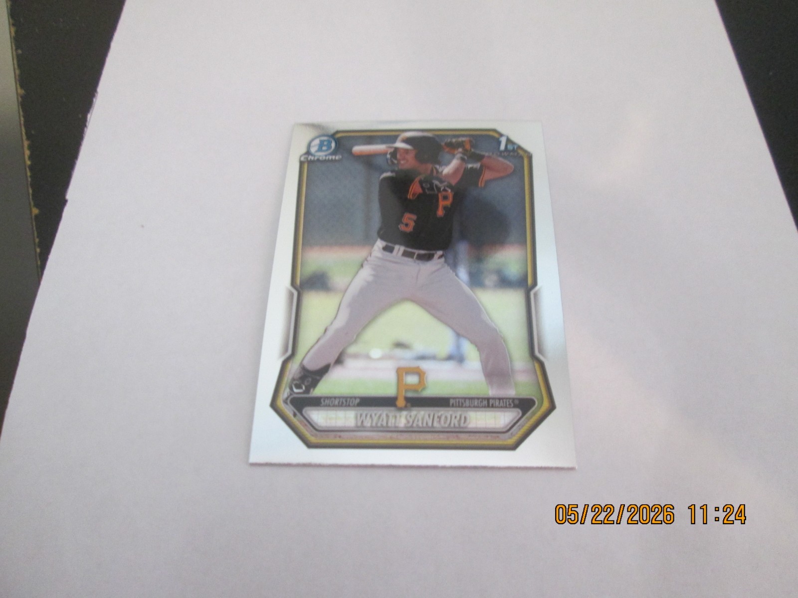 WYATT SANFORD PIRATES 2026 BOWMAN CHROME 1ST BOWMAN CARD #BCP-66