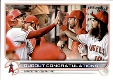 2022 Topps #416 Dugout Congratulations FREE SHIPPING