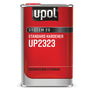 U Pol Products SYSTEM 20 UP2327 National Rule Standard Hardener, 250 mL Tin, Cle