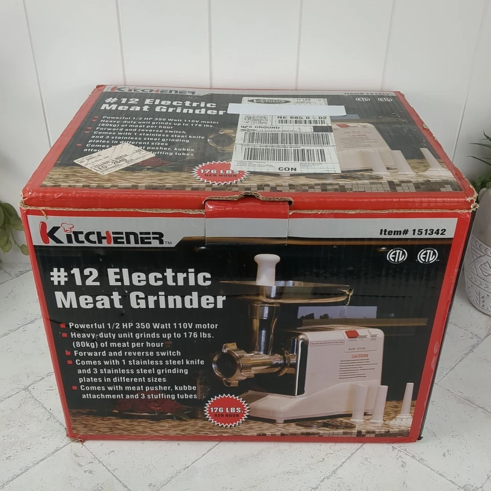 Molinillo de carne eléctrico Kitchener #12 artículo # 151342 Foto 2 de 4