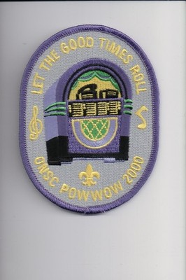 2000 OWSC Pow Wow Let The Good Times Roll patch