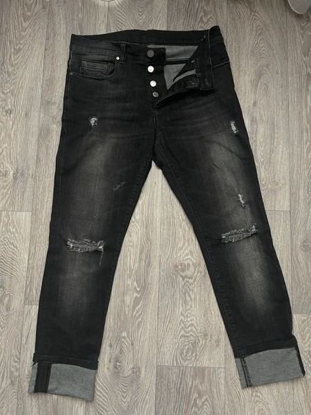 Men Dirk Bikkembergs Jeans Black Denim 32