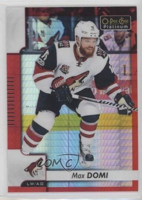 2017-18 O-Pee-Chee Platinum Red Prism 132/199 Max Domi #23 01ks