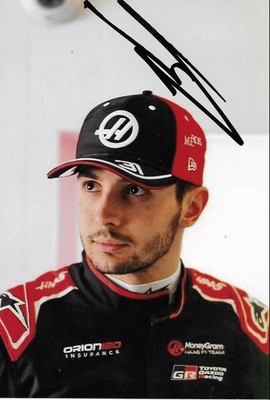 Original Handsigned Autograph Esteban Ocon Team Haas 2025