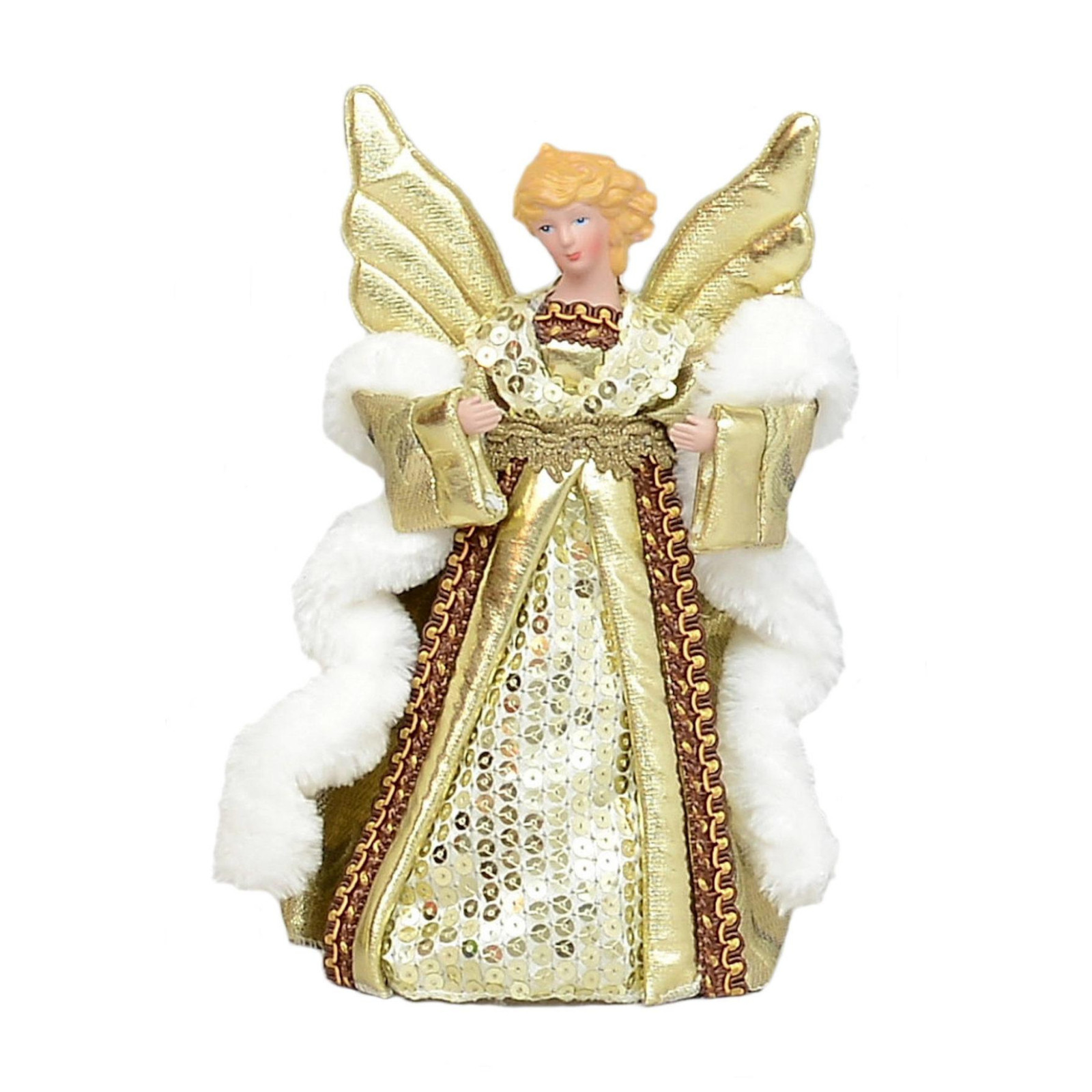 Christmas Tree Topper - Angel (Champagne Gold) Height 20.0cm