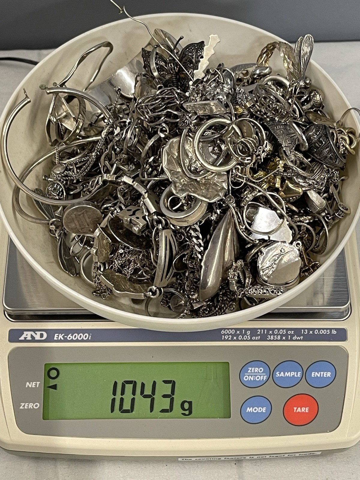 925 STERLING SILVER Broken/Scrap Jewelry Lot ~ 1043 GRAMS