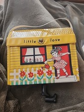 Vintage 1960s Doll And Accessories In Little Love Yellow Case