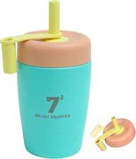 12oz Kids Tumbler Spill Resistant with Lid and Silicone Straw, Insulated Kids