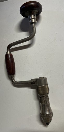 Stanley Sweet Heart New Britain No.921 8” Vintage Antique Drill Bit Brace Tool - Picture 2 of 11
