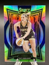 2025 Panini Select WNBA #73 Jacy Sheldon Silver Prizms