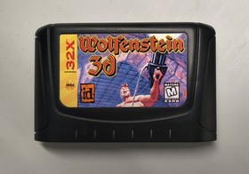 WOLFENSTEIN 3D for the Sega 32x with case & cover art.