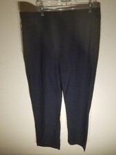 Chico's So Slimming Wide Waistband Ankle Pant Size 3R Classic Navy NWT 49.99