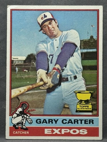1976 Topps Baseball Card #441 Gary Carter ASR HOF Montreal Expos HOF